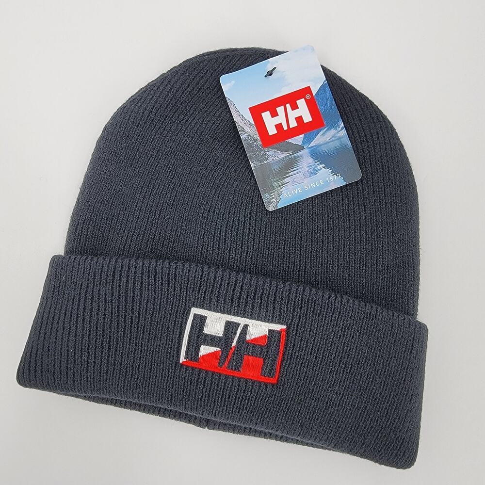 Helly Hansen Beanie Sea Gear Navy Blue Knit Cuffed Standard Size